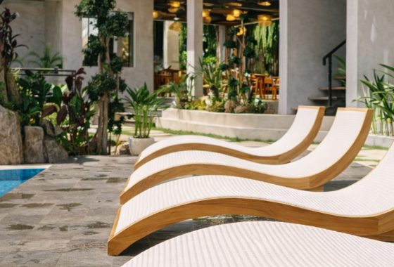Bella Vida Resort poolside loungers