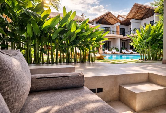 Bella Vida Resort sunken lounge sofa