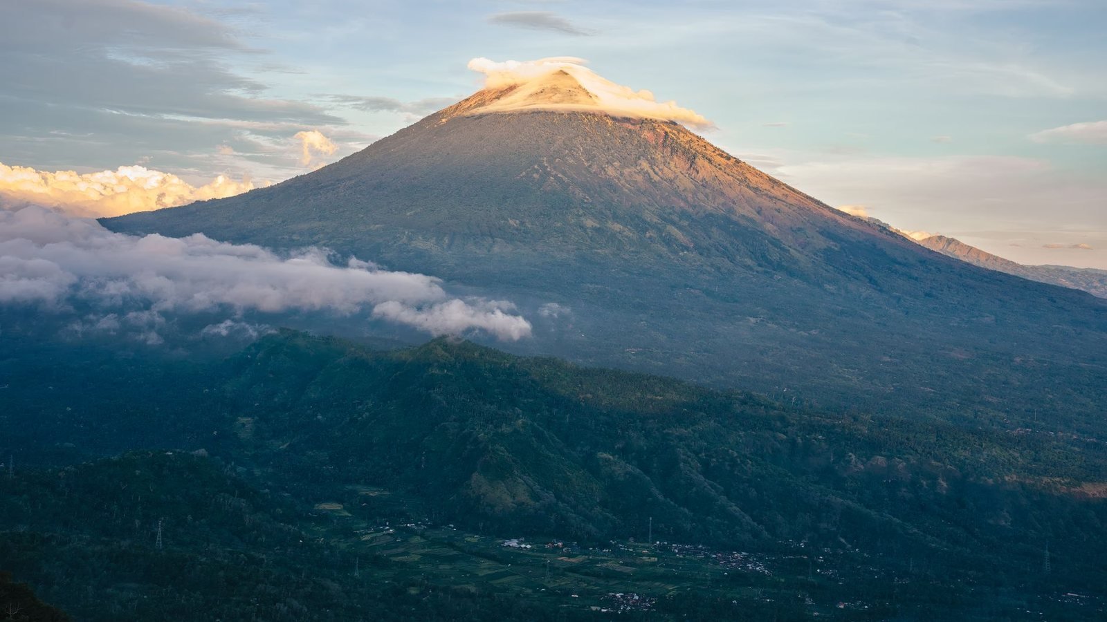 Volcano in Sidemen, Bali